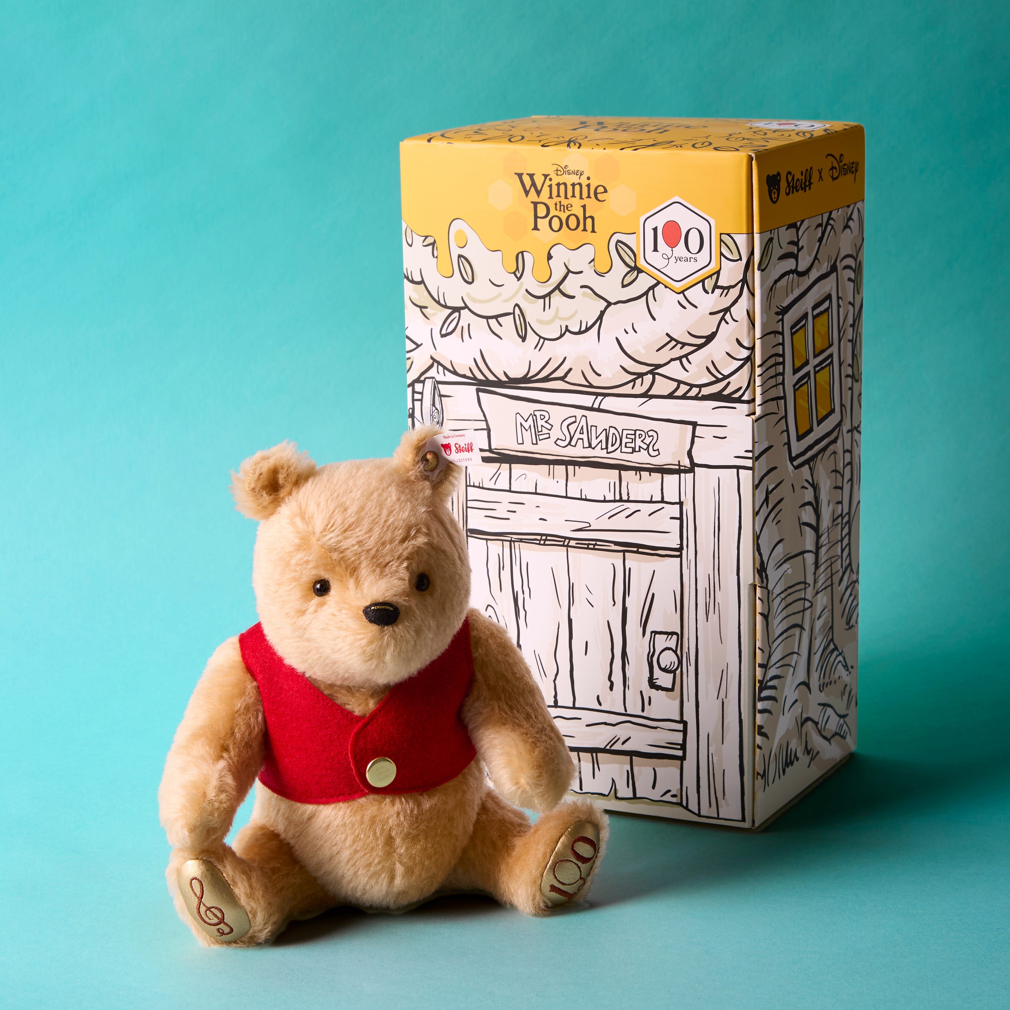 Steiff 100th Anniversary Disney Winnie the Pooh Plush product image