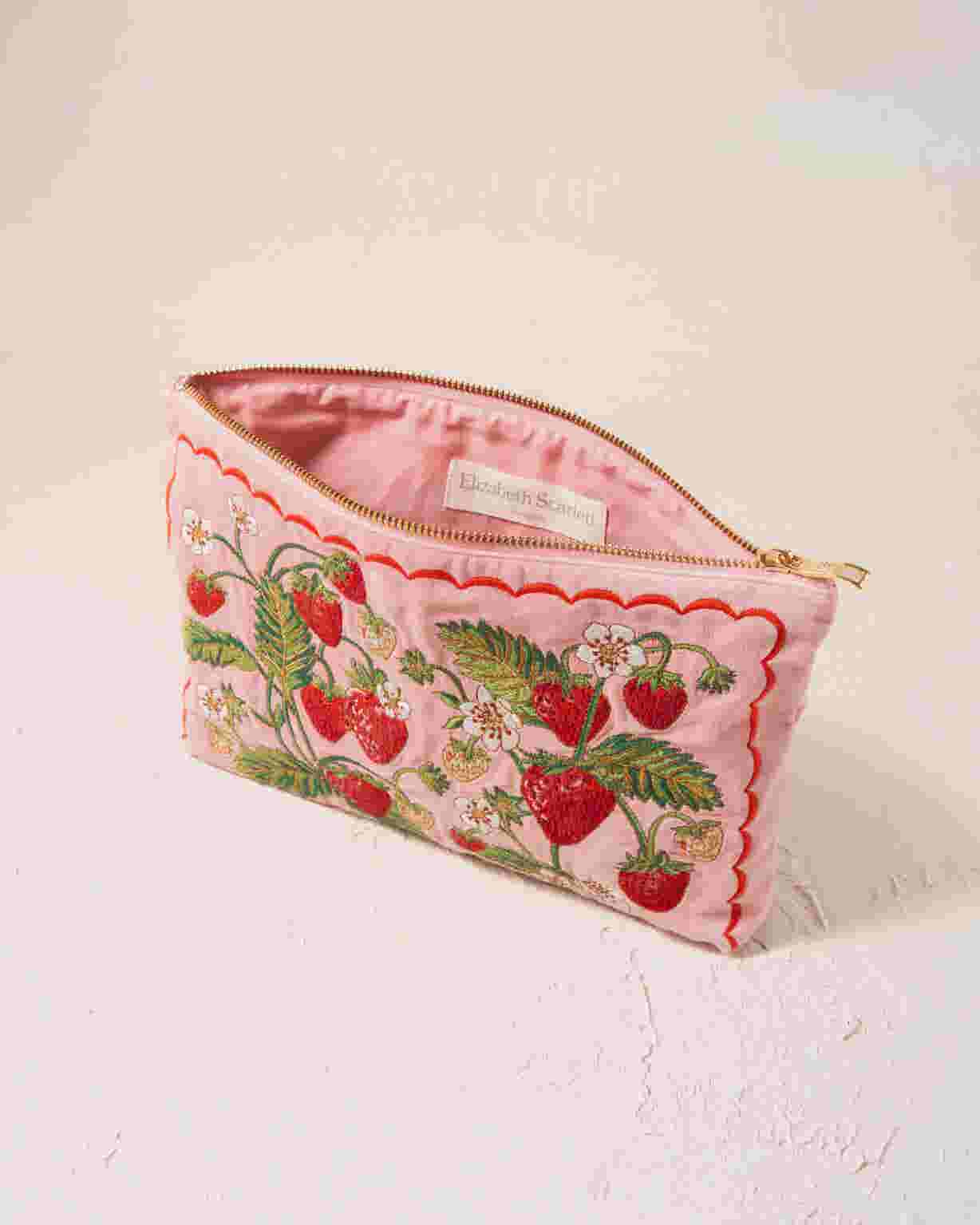 Elizabeth Scarlett Strawberries Everyday Pouch