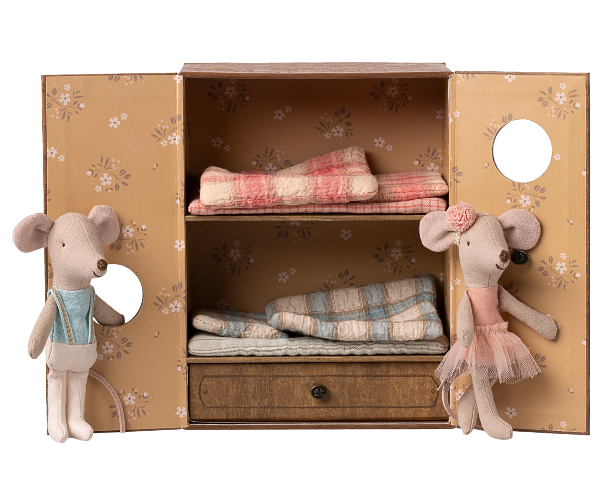 Maileg Ballet Mice in Dance Studio, Little Sister and Brother product image
