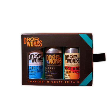 DropWorks Mini Aluminium Giftpack 40%, 3 x 5cl