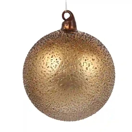 Copper Glass Bauble, 12cm product image