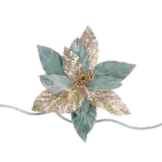 Eau de Nil Poinsettia Flower Clip On Decoration product image