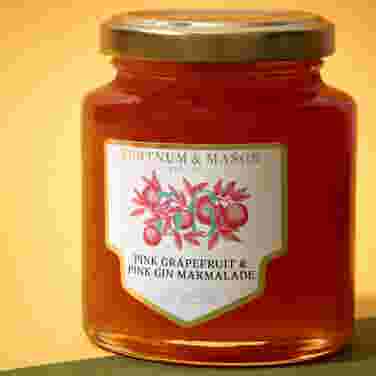 Pink Grapefruit & Fortnum’s Pink Amalthea Gin Marmalade, 200g