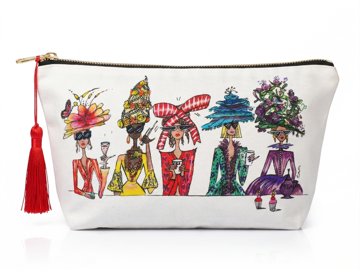 Charlotte Posner Tea at Ascot Washbag