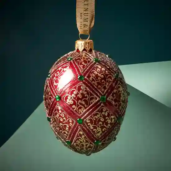 Red Egg Rosette Decoration product image