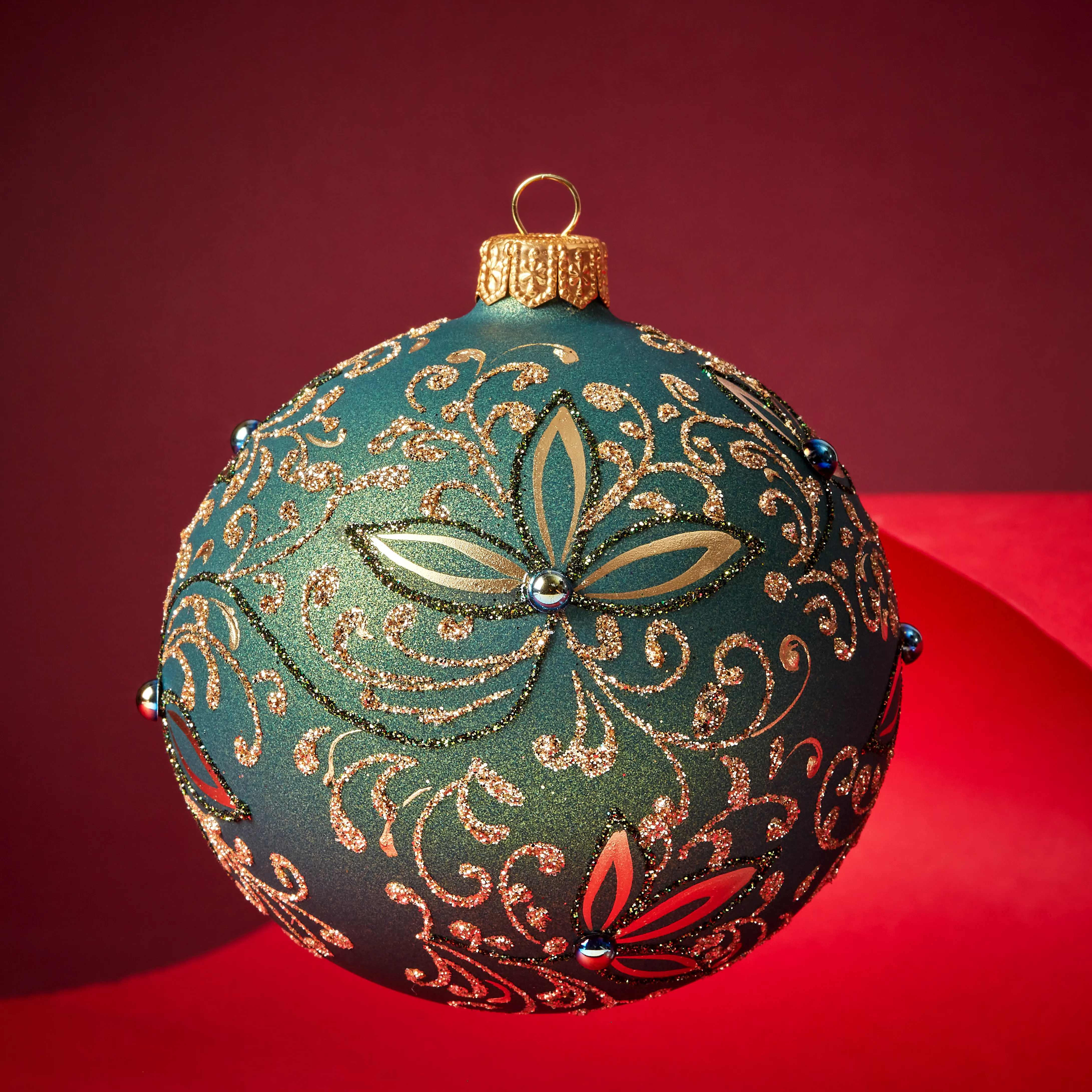 Turquoise Patterned Decoration, 10cm product image