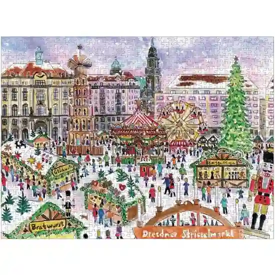 A&C Michael Storrings Christmas Market 1000pc Puzzle product image