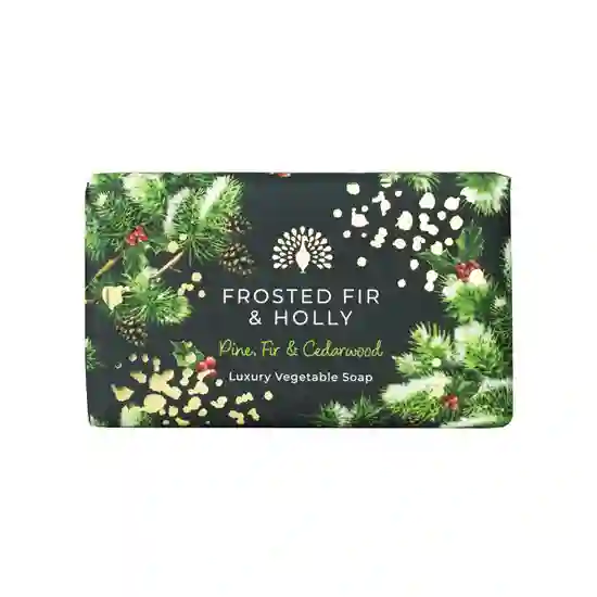 English Soap Company Frosted Fir and Holly Soap 190g X26 product image