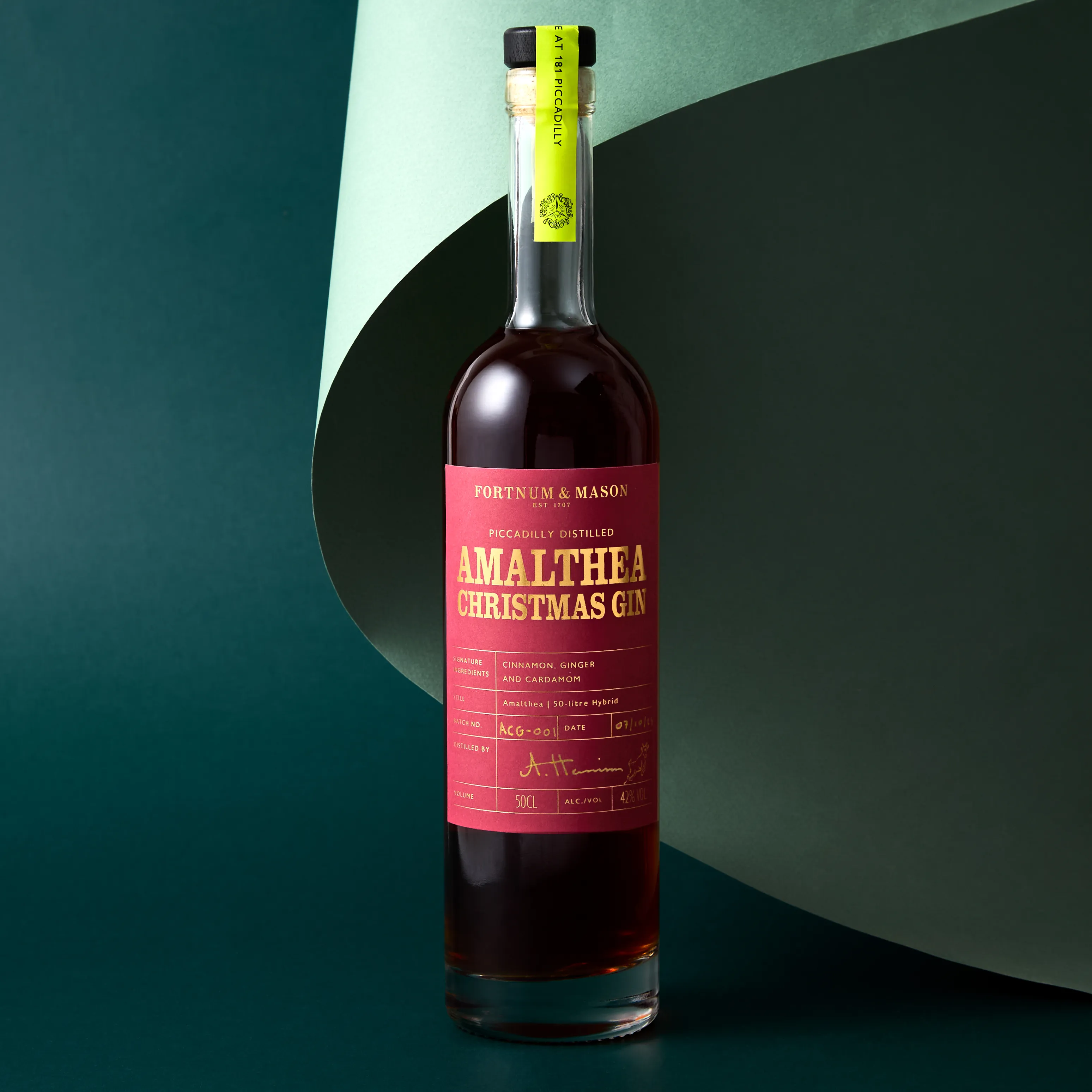 Fortnum's Amalthea Christmas Gin 42%, 50cl product image