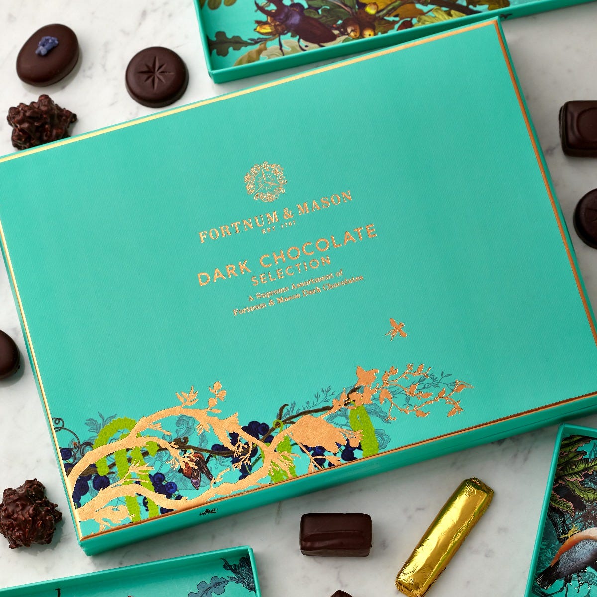 Dark Chocolate Selection Box, 460g, Fortnum & Mason