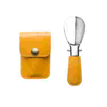 Ettinger Travel Shoehorn in Leather Pouch, Tan