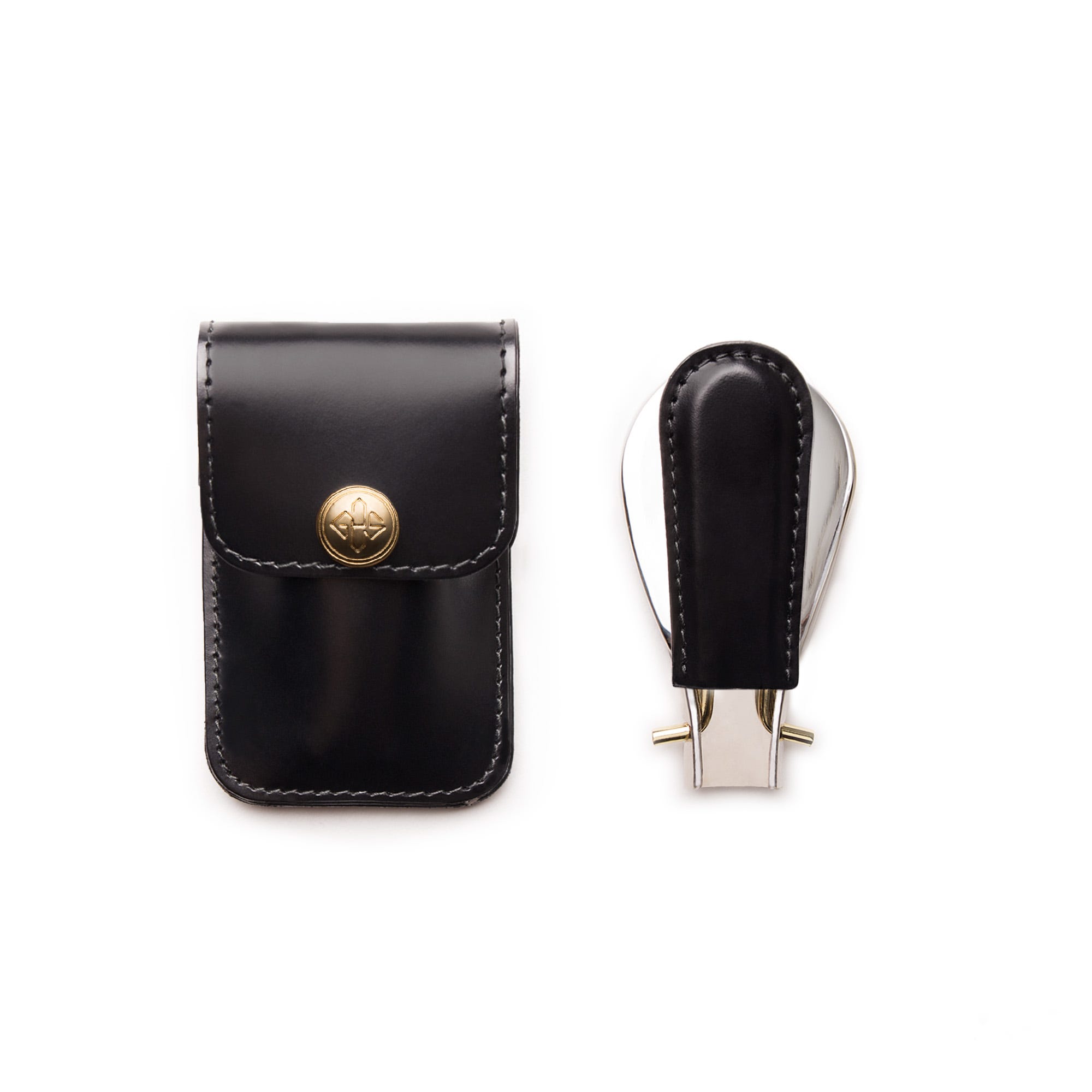 Leather on sale shoe horn