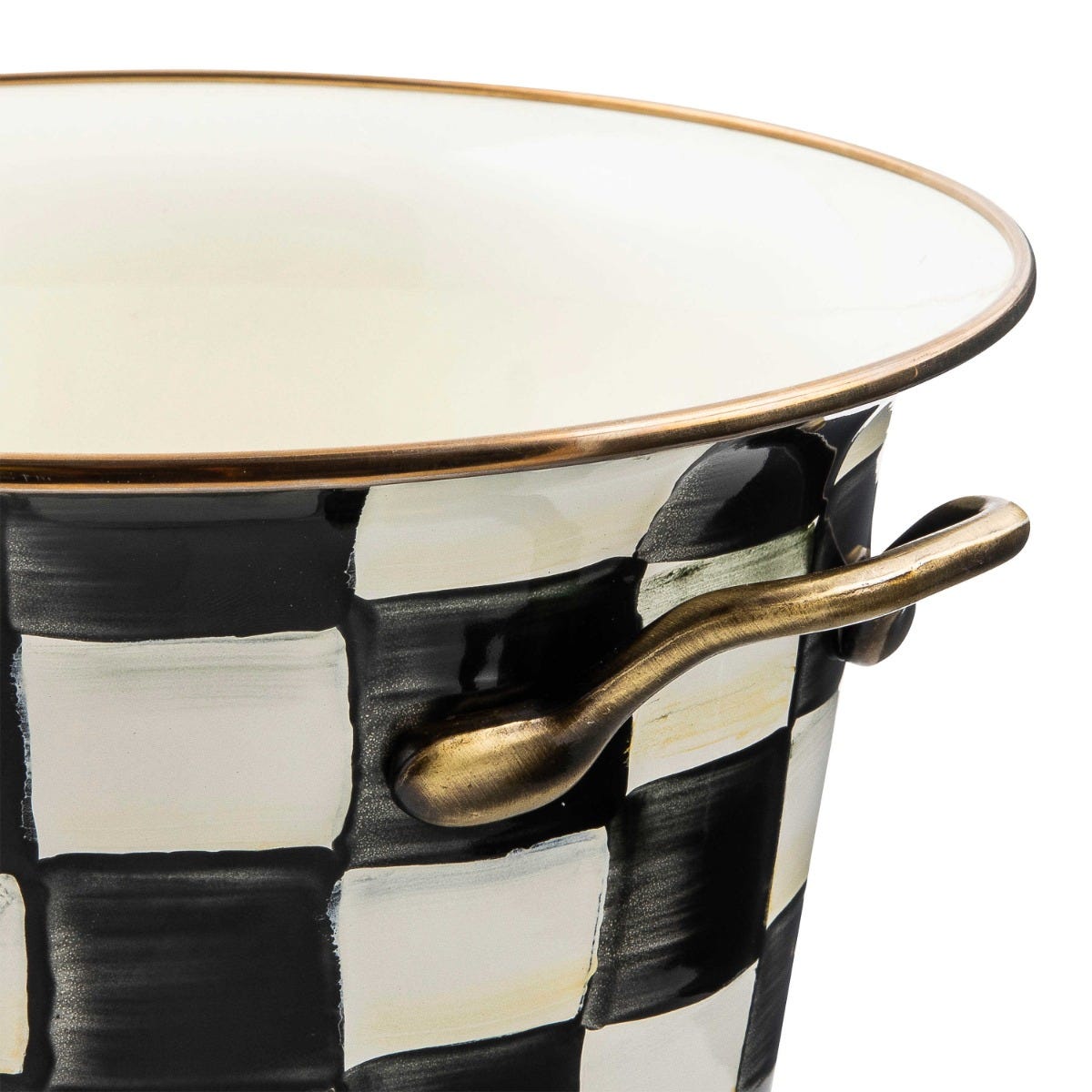 MacKenzie-Childs Courtly Check Enamel Wine Cooler