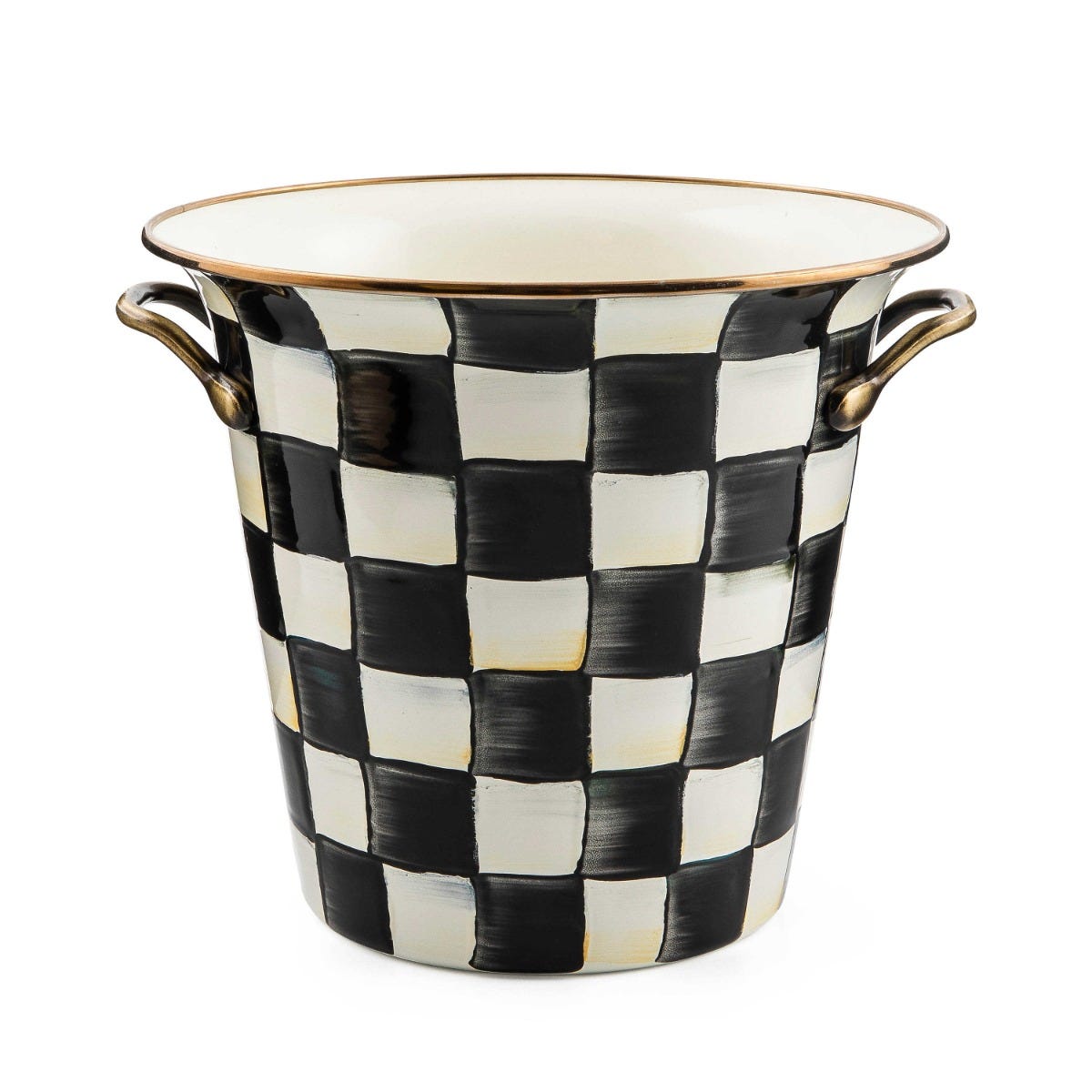 MacKenzie-Childs Courtly Check Enamel Wine Cooler