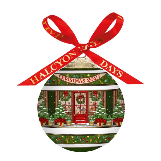 Halcyon Days 2025 Christmas Dated Bauble, The Wonder of Christmas product image