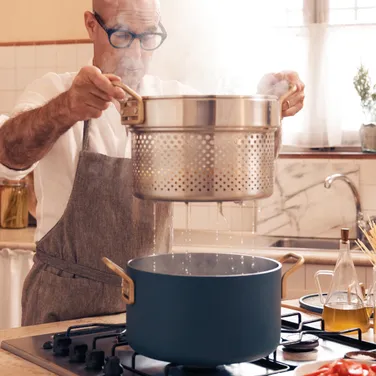 GreenPan x Stanley Tucci Venetian Teal 11-piece set