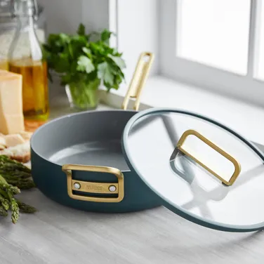 GreenPan x Stanley Tucci Venetian Teal 11-piece set