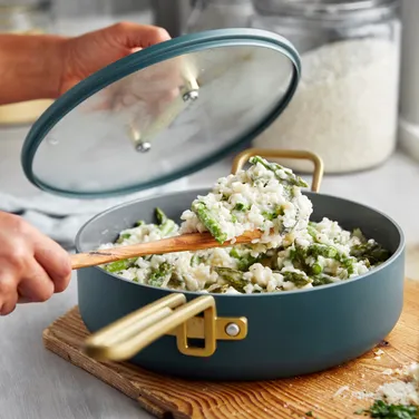 GreenPan x Stanley Tucci Venetian Teal 11-piece set