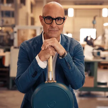 GreenPan x Stanley Tucci Venetian Teal 11-piece set
