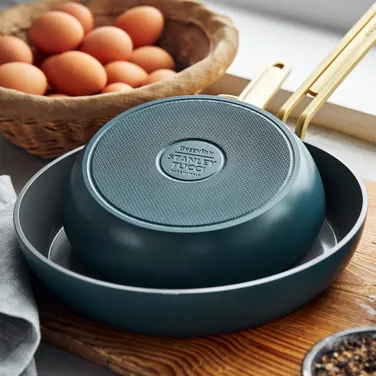 GreenPan x Stanley Tucci Venetian Teal 11-piece set