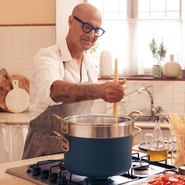 GreenPan x Stanley Tucci Venetian Teal 11-piece set