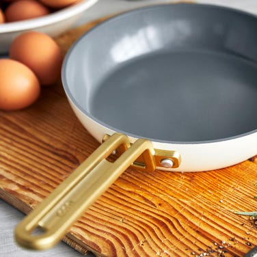 GreenPan x Stanley Tucci Carrara White 20cm and 26cm Frying Pans