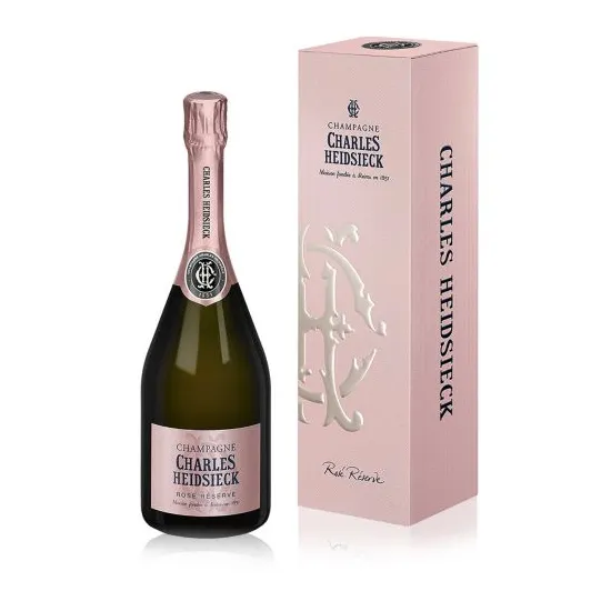 Charles Heidsieck Rosé Réserve Champagne NV in Gift Box, 75cl product image