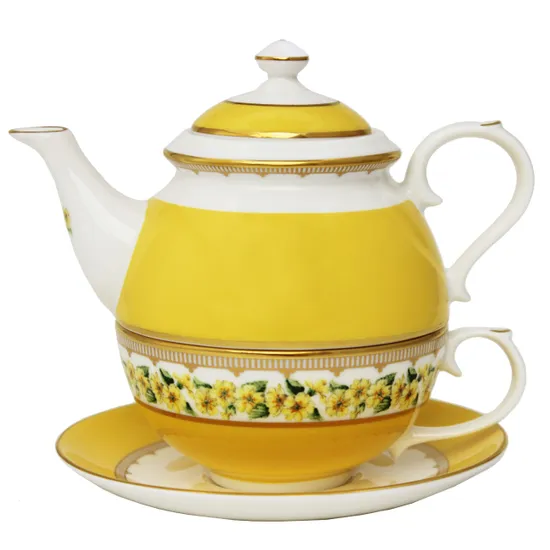 Halcyon Days Shell Garden Primulas Tea for One product image