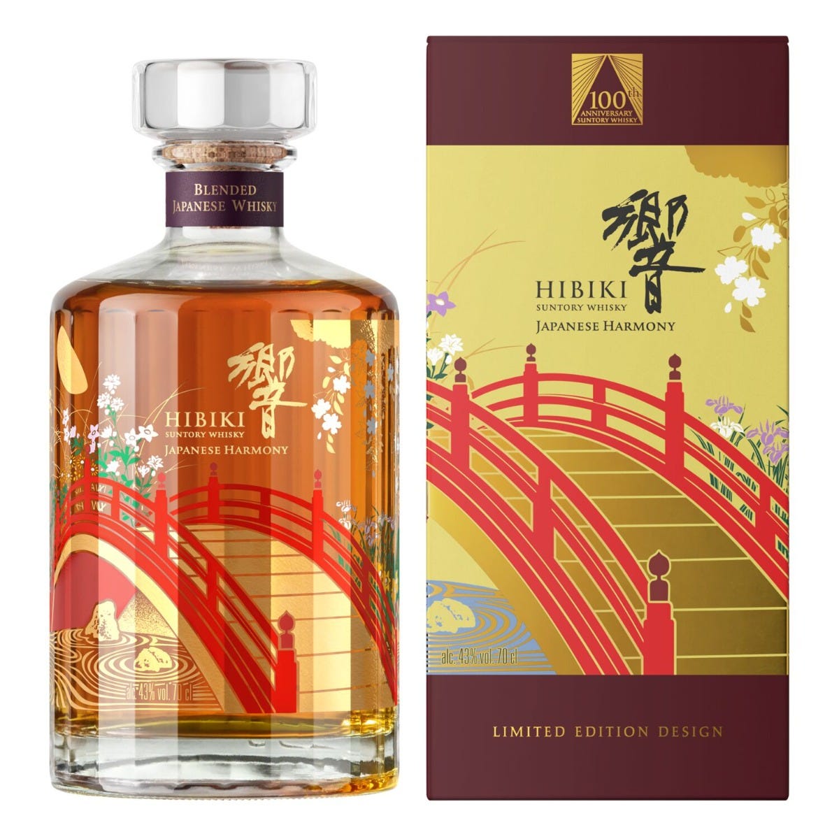 Hibiki Japanese Harmony 100th Anniversary Edition, 70cl