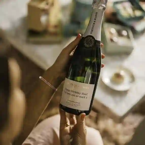 Fortnum's Personalised Blanc de Blancs Champagne, Hostomme, 75cl product image