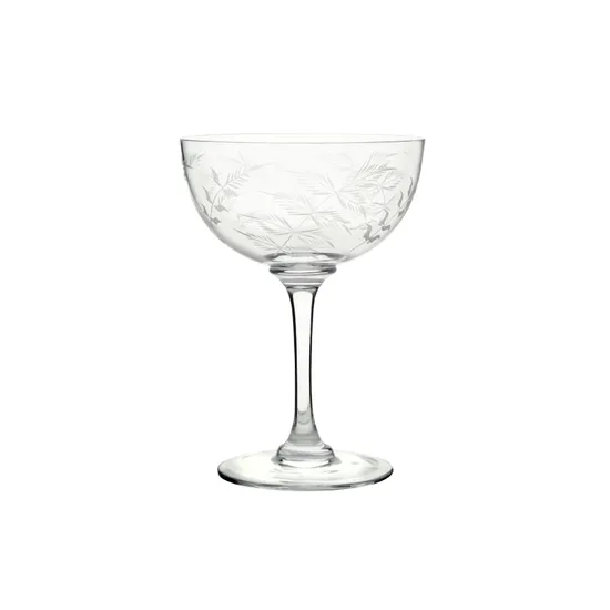 The Vintage List Fern Champagne Saucers, Set of 6 product image