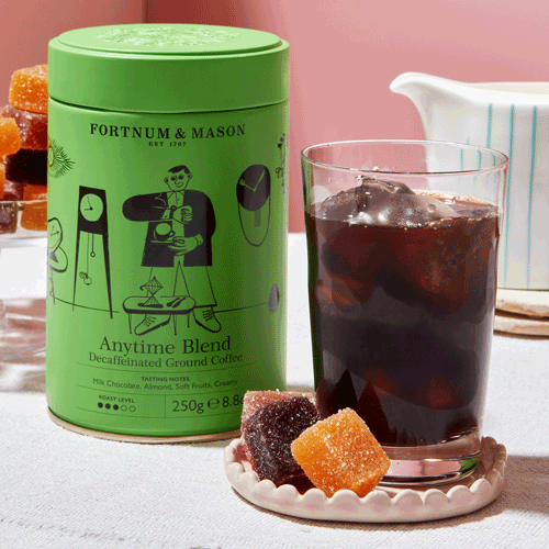 【人気急上昇】 Ground Decaffeinated Blend Anytime Coffee 250g Tin, 茶