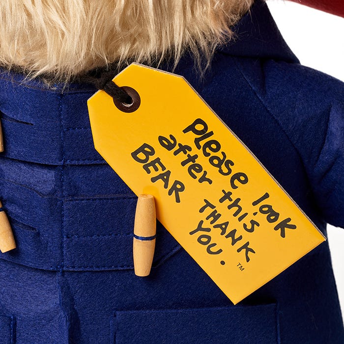 Traditional Vintage Style Paddington Bear Large