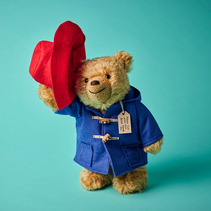 Large paddington bear teddy hot sale