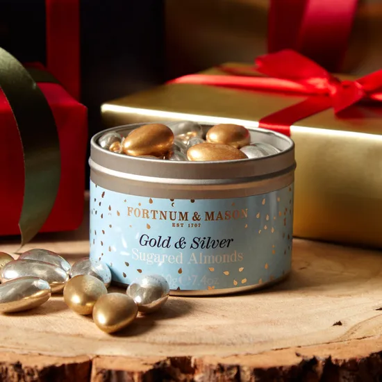 Gold & Silver Sugared Almonds, 210g product image
