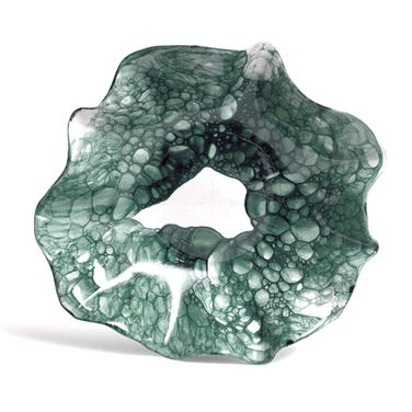 DB Ceramic Teal Flow Bowl, Large