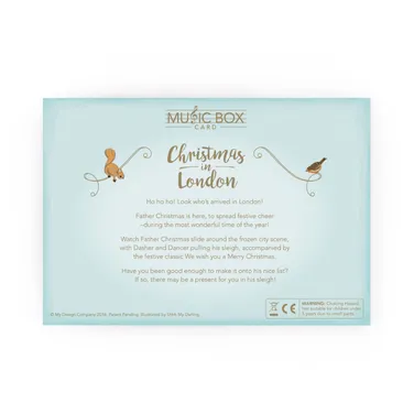 Christmas in London Musical Christmas Card