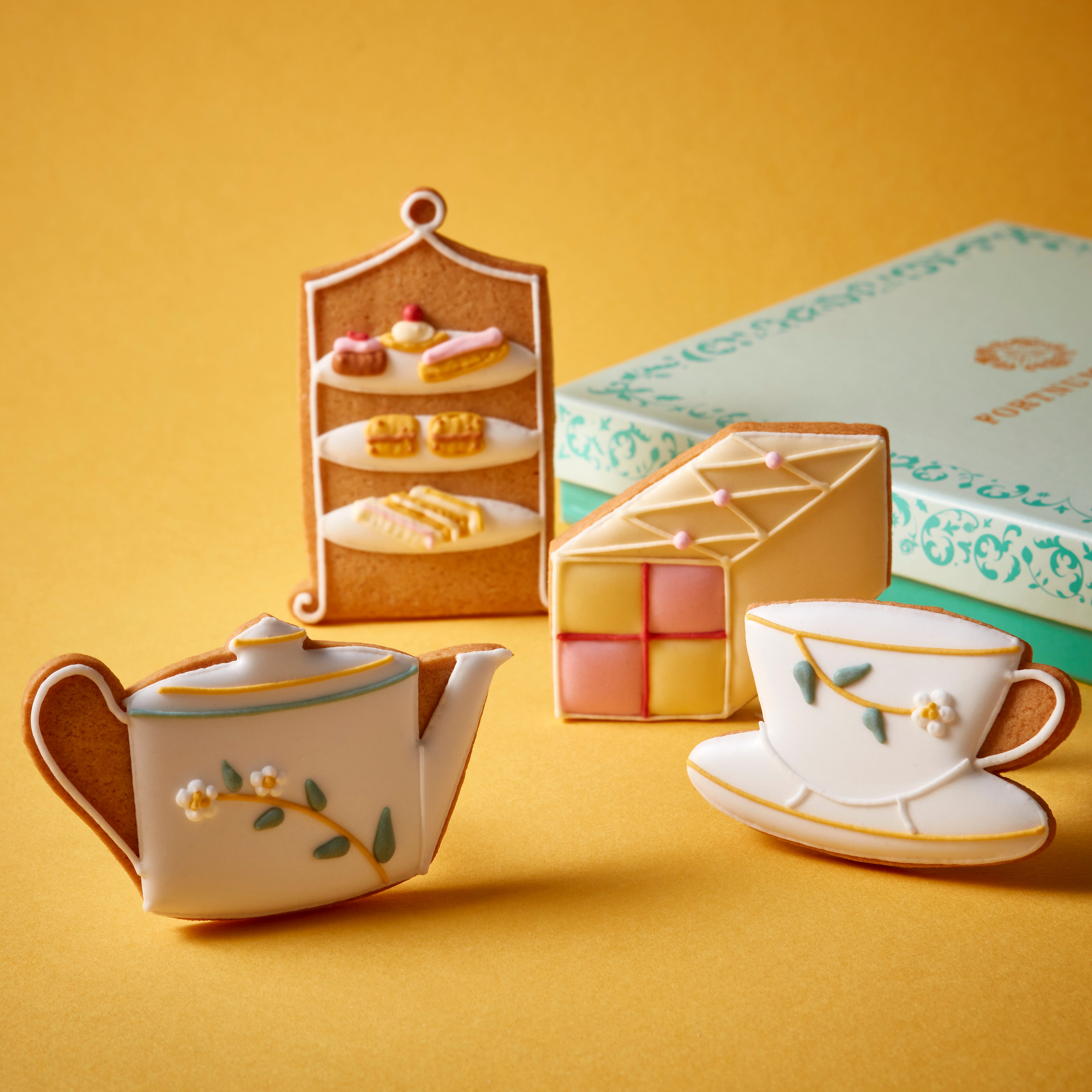Fortnum's Afternoon Tea Iced Biscuits, 55g product image