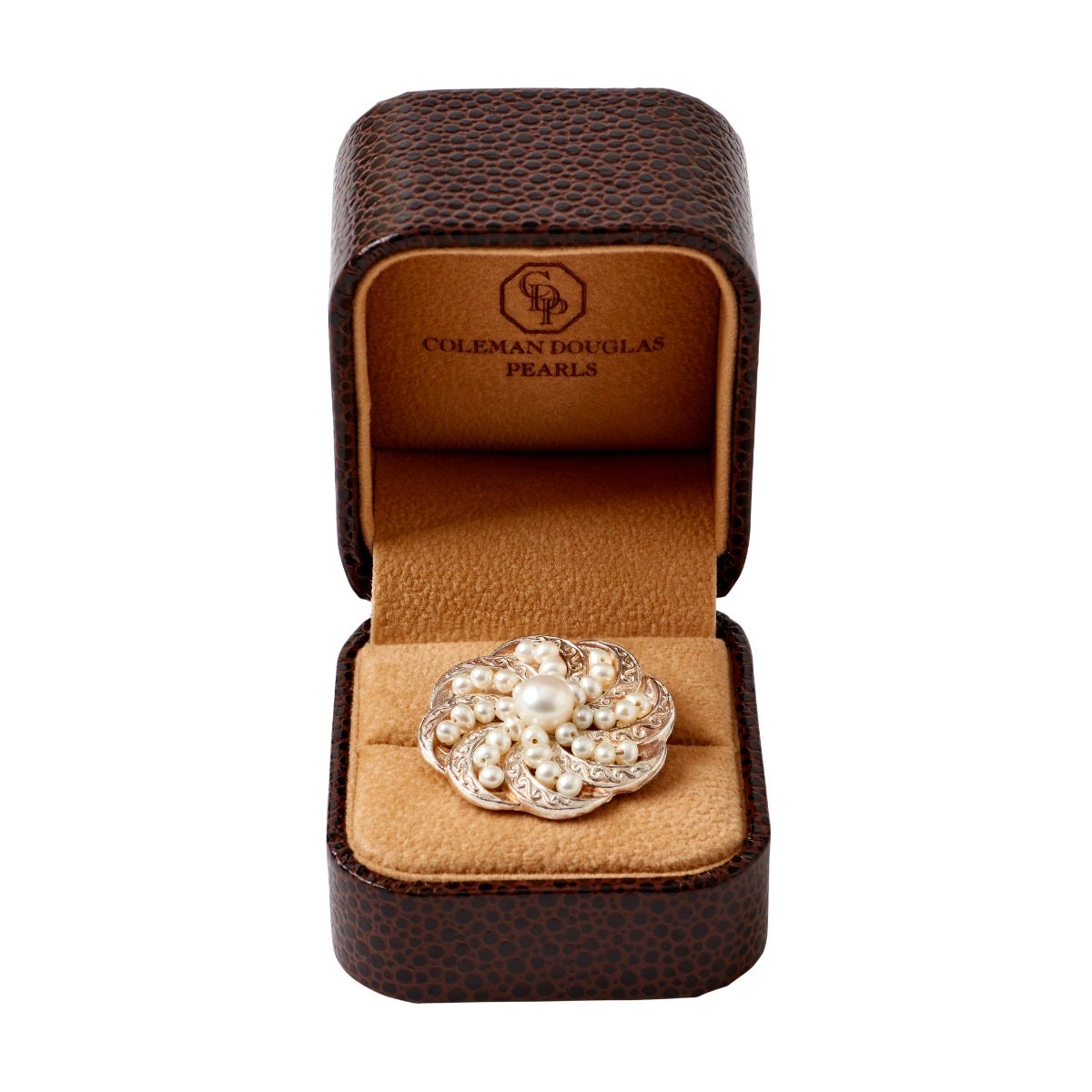 Coleman Douglas Pearls Exclusive Coronation Pearl & Silver Brooch