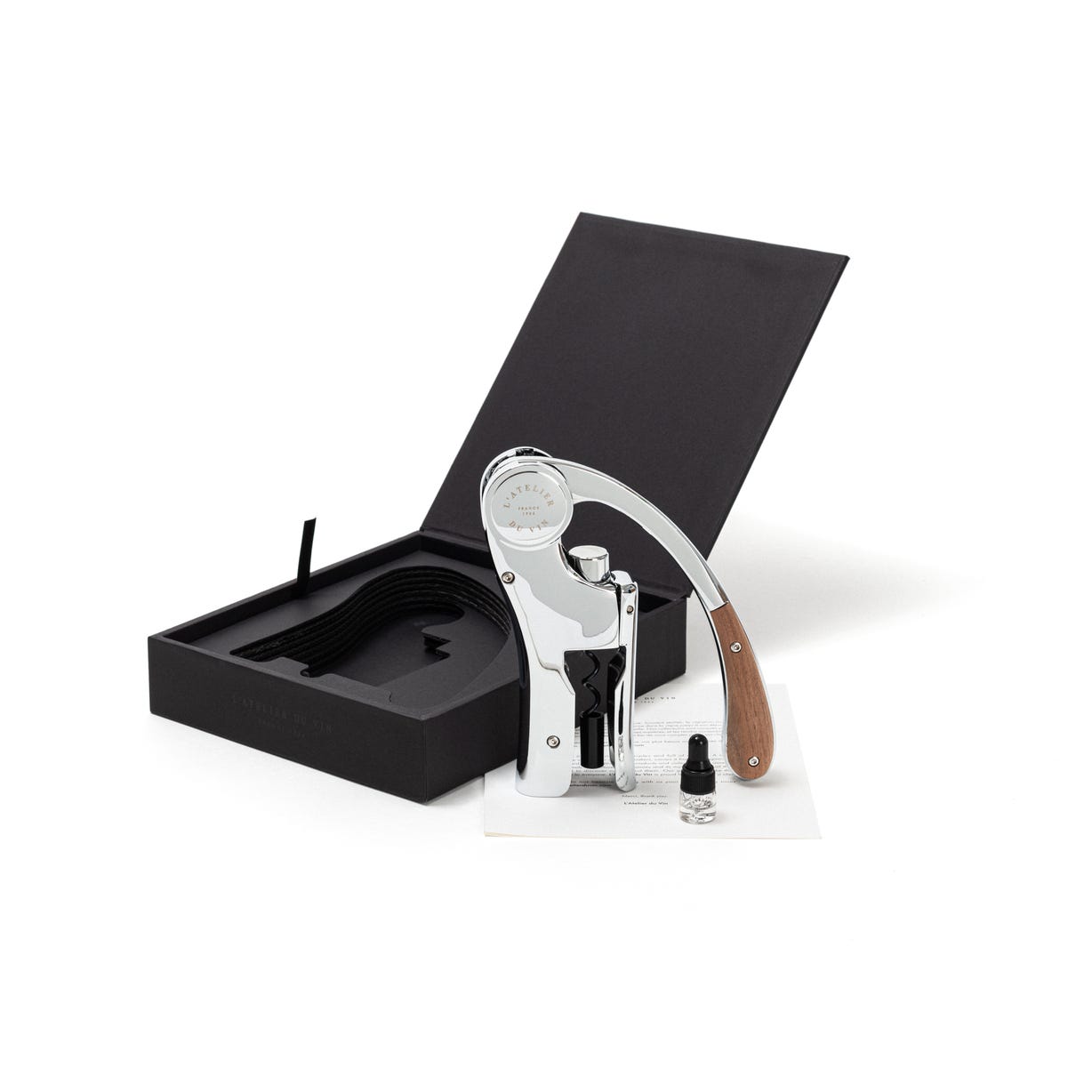 LDV Oeno Motion Silver & Wood Corkscrew