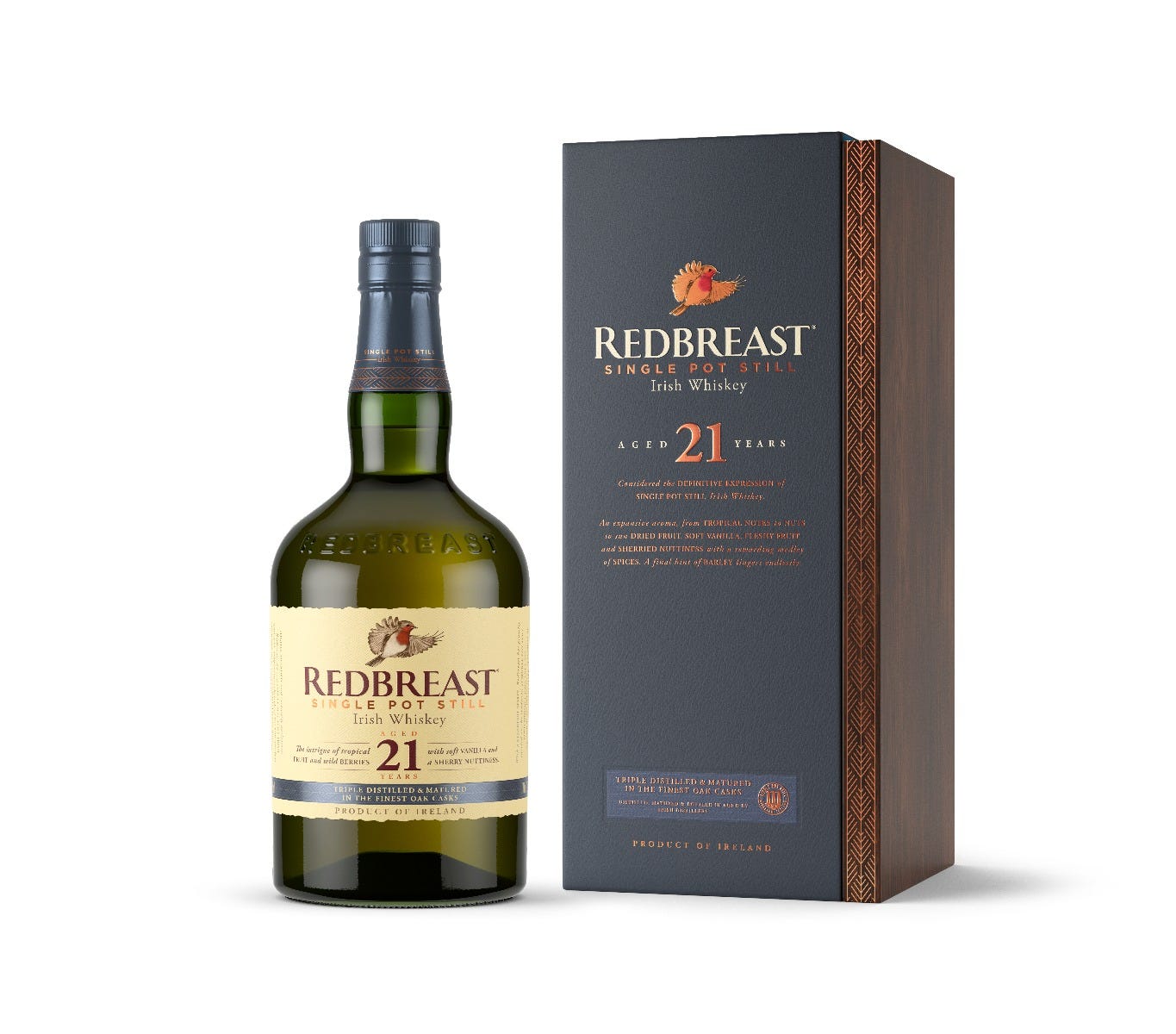 Redbreast 21 Year Old Single Pot Still Irish Whiskey, 70cl, Fortnum & Mason