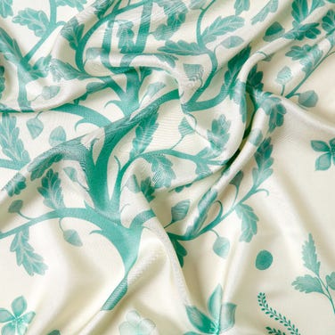Fortnum's Coronation Queen Consort Silk Twill Scarf