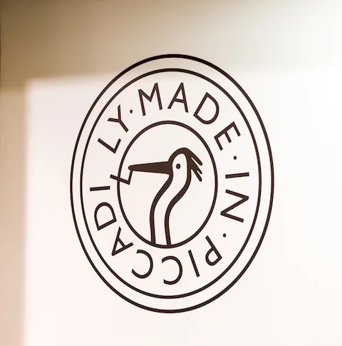 Made in Piccadilly sign 