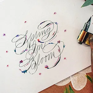 London Stationery Week: Wild Sea Calligraphy – Meet the Maker