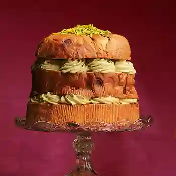 Pistachio & Mascarpone Cream Panettone recipe