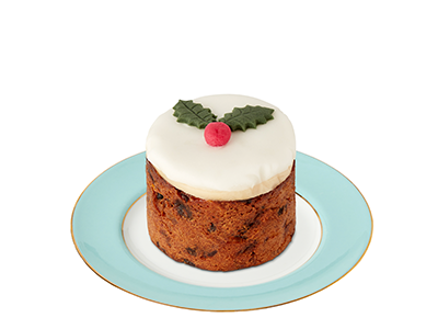 Mini Iced Christmas Cake