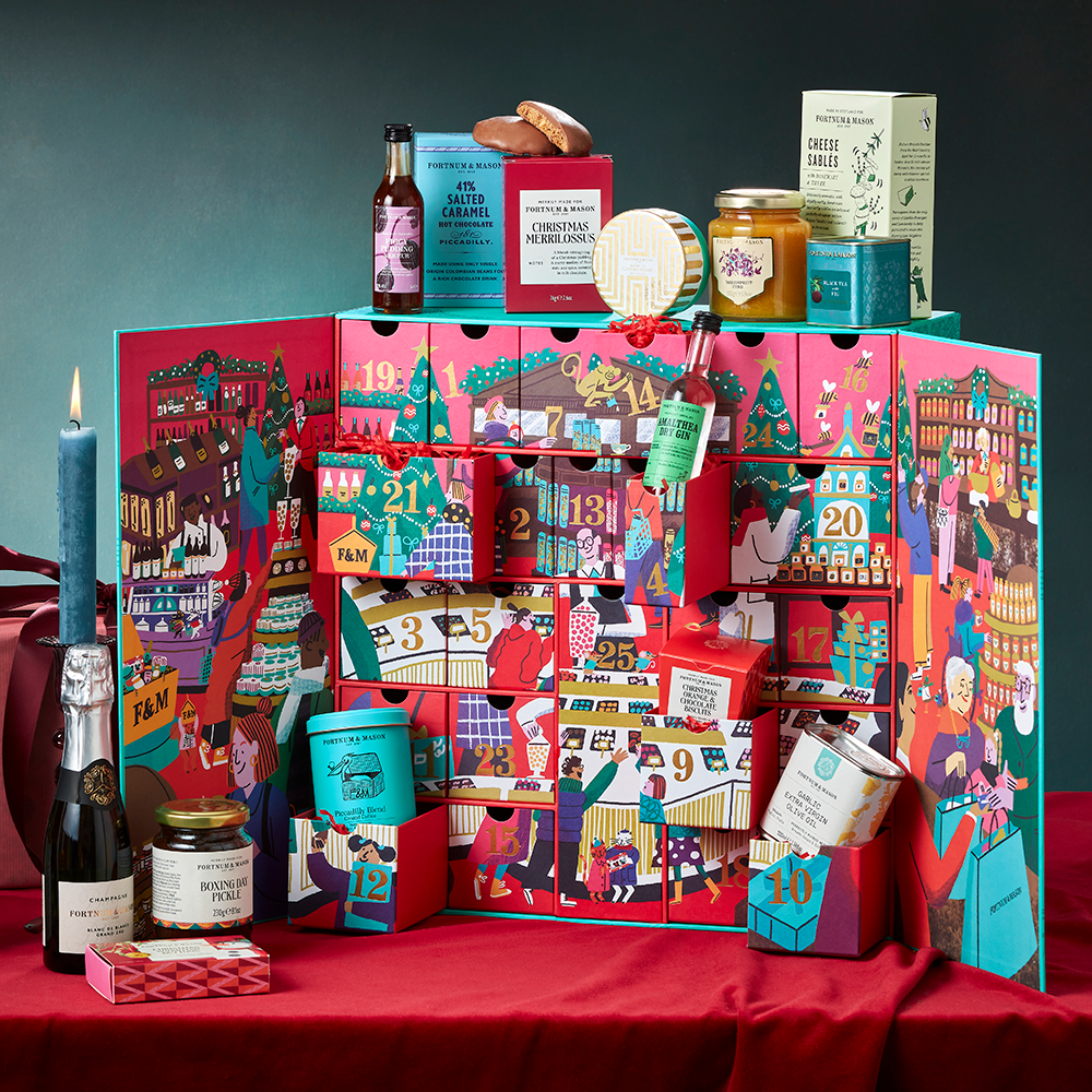 FORTNUM & MASON ティーアドベントカレンダー Fortnum's Tea & Biscuits Sharing Advent Calendar