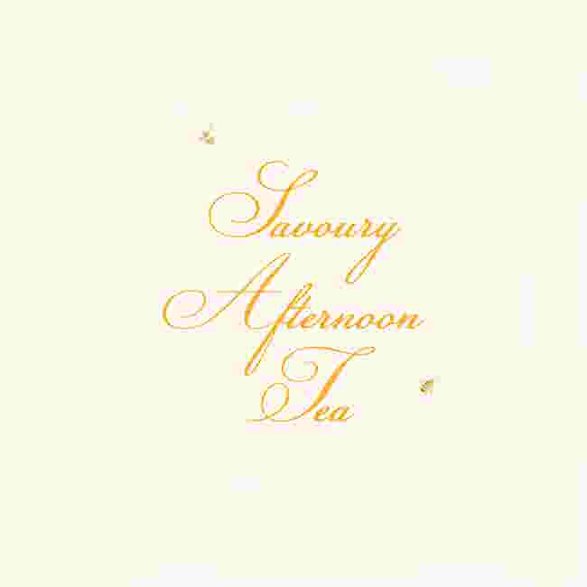 Savoury Afternoon Tea Menu